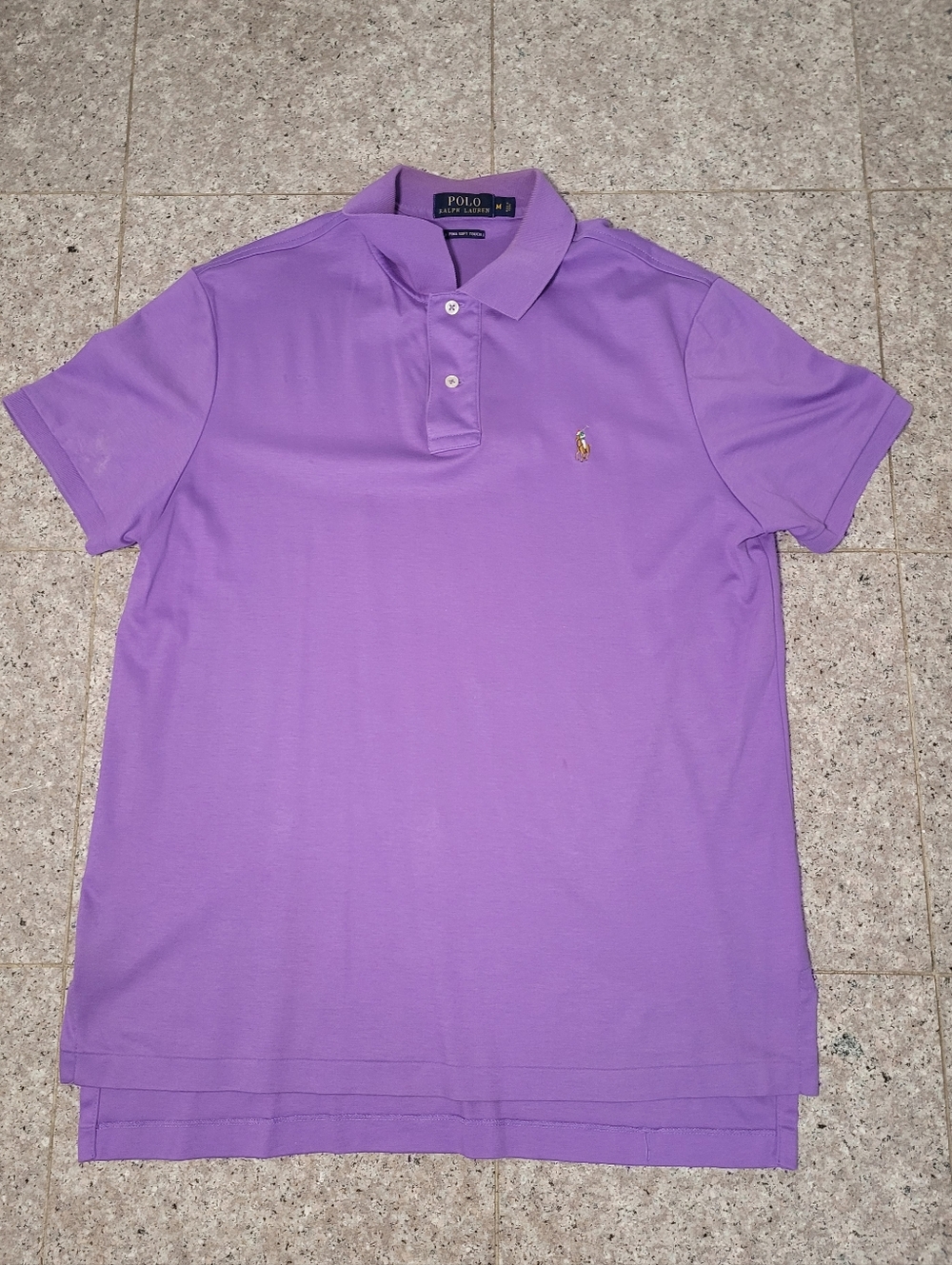 Polo by Ralph Lauren Men’s Lavender Short Sleeve Polo Size Medium